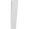 Ekena Millwork 5-in. W x 18-in. D x 24-in. H Traditional Architectural Grade PVC Knee Brace BRCP05X18X24TRA - alternate 5